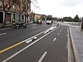 Una strada di Valencia il 20 marzo, durante il confinamento.