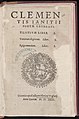 Clementis Ianitii poetae lavreati Tristivm liber I, Variarum elegiarum liber I, Epigrammatum liber I. 1542