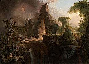 Thomas Cole, Expulsion from the Garden of Eden, 1828.