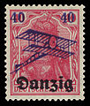 Danzig 1920 Michel-Nr 50 face value: