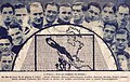 Ilustración por L'Equipe del gol anotado en el Mundial de 1934 ante Austria.