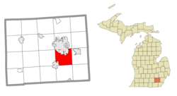 Location within Washtenaw County