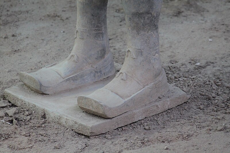 File:Qin Terracotta Warrior Boots 03.jpg