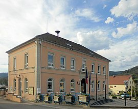 The town hall in Ramonchamp