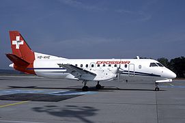 Saab-Fairchild SF-340A de Crossair en 1986.