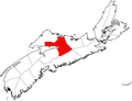 Map of Nova Scotia highlighting Colchester County.png