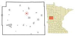 Location of Richville, Minnesota