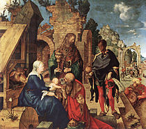 Albrecht Dürer Adoration of the Magi, 99 × 114 cm.