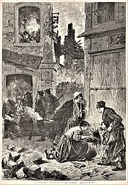 Les pétroleuses et leurs complices, drawing by Frédéric Lix in Le Monde illustré, June 3, 1871. Bibliothèque nationale de France.