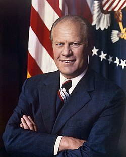 Gerald Fordin virallinen muotokuva vuodelta 1974.