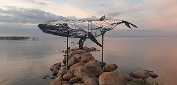 Balena de ferro al llac Ladoga