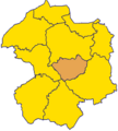 Lage der Gemeinde Borchen im Kreis Paderborn