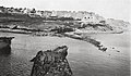 View of Sedd-el-Bahr fort from the bow of the River Clyde, 25 April 1915