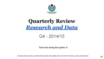 Q4 2014-15 quarterly review (minutes)