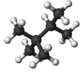 Ball-and-Stick model of triptane