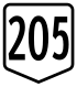 Route 205 shield