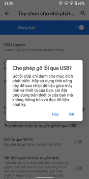 Để bật gỡ lỗi USB trên thiết bị Android, bạn cần bật trong cửa sổ "cài đặt dành cho nhà phát triển"