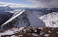 Utsikt mot sørvest fra Bischof(2 033 m) sett fra Krottenkopf (2 086 m), Estergebirge