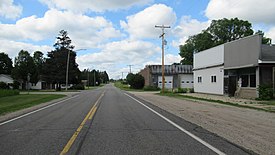 Looking north along South 23 Road