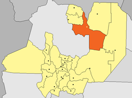 Dipartimento di Orán – Mappa