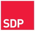 SDP:n logo vuosina 2009–2010