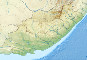 Map showing the location of Baviaanskloof Mega Reserve