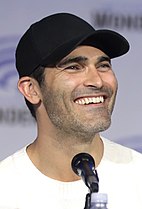 Tyler Hoechlin at the 2022 WonderCon in Anaheim, California.