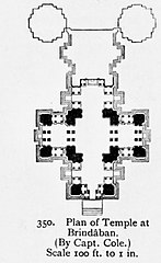 Vrindavan Uttar Pradesh temple plan