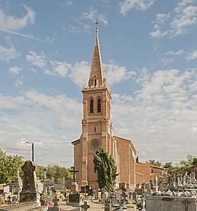 L'église de Magnanac.