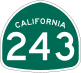 State Route 243 marker