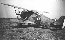 Учебно-тренировочный Ro.41 военно-воздушной школы в Фолиньо, 1938 год