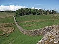 De Muur van Hadrianus nabij Housesteads