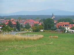 Vy över ortsdelen Hasselfelde