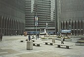 The Austin J. Tobin Plaza, as seen in 1993.