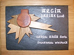 2008an Euskarazko Wikipediak jasotakoa.