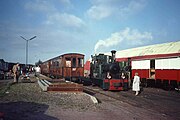 Van 1966 tot 1989 was het trammuseum gevestigd aan de haven van Hellevoetsluis.