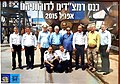 פארן שני מימין, במפגש מפקדי מספן הציוד, אפריל 2015.