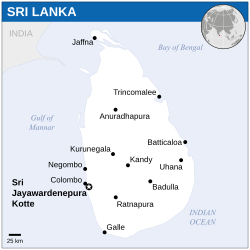 Lokasi Sri Lanka