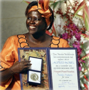 Wangari Maathai Receives the Nobel Peace Prize.png