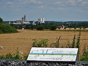 Cementindustrie in de omgeving van Beckum