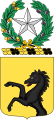 112th Cavalry (now 112th Armor) "Rarin' to Go"