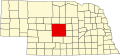 State map highlighting Custer County