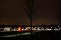 Downtown College Park seen from in front of the Memorial Chapel