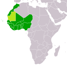 Membro-Ŝtatoj de la Ekonomia Komunumo de Okcidentafrikaj Ŝtatoj (ECOWAS)