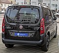 Fiat E-Doblò (ludospace), achteraanzicht