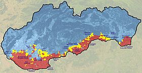 Carte de répartition