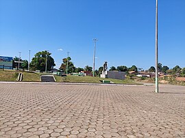 Largo e Praça dos Garimpeiros em Ourilândia do Norte, em 2021