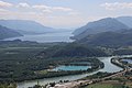 Abfluss des Lac du Bourget in die Rhône