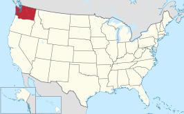 Locatie van Washington