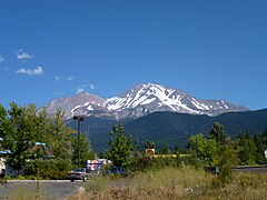 Mount Shasta from the city of the same name